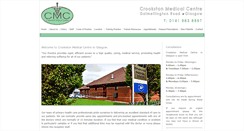 Desktop Screenshot of crookston-medical-centre.co.uk