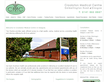 Tablet Screenshot of crookston-medical-centre.co.uk